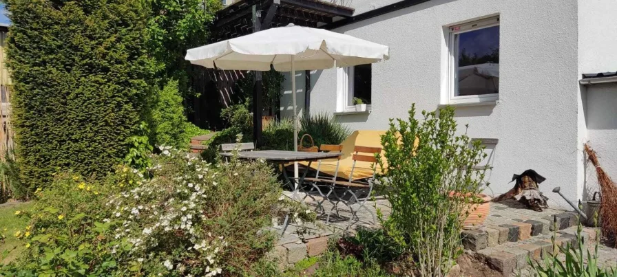 Garten im Sommer