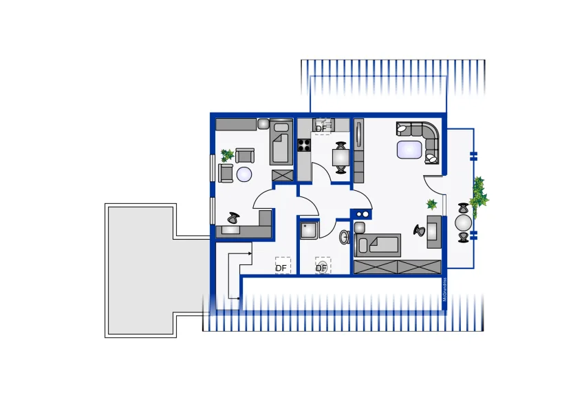 Dachgeschoss Grundriss