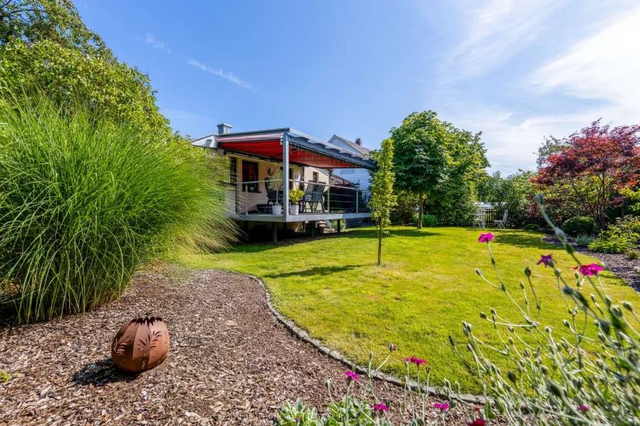 Garten - Haus kaufen in Hirschau - Einfamilienhaus in Holzständerbauweise mit gut durchdachtem Grundriss