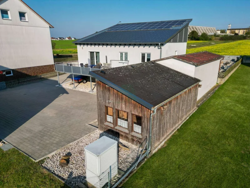 Ansicht - Haus kaufen in Kümmersbruck - Einfamilienhaus mit separatem Gartengrundstück in Kümmersbruck