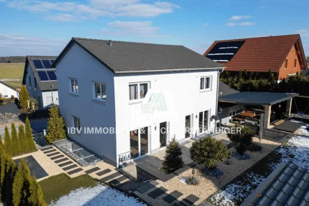 Titelbild - Haus kaufen in Ammerthal - Modernes Einfamilienhaus mit Einliegerwohnung, Sauna, beheiztem Pool und Doppelgarage