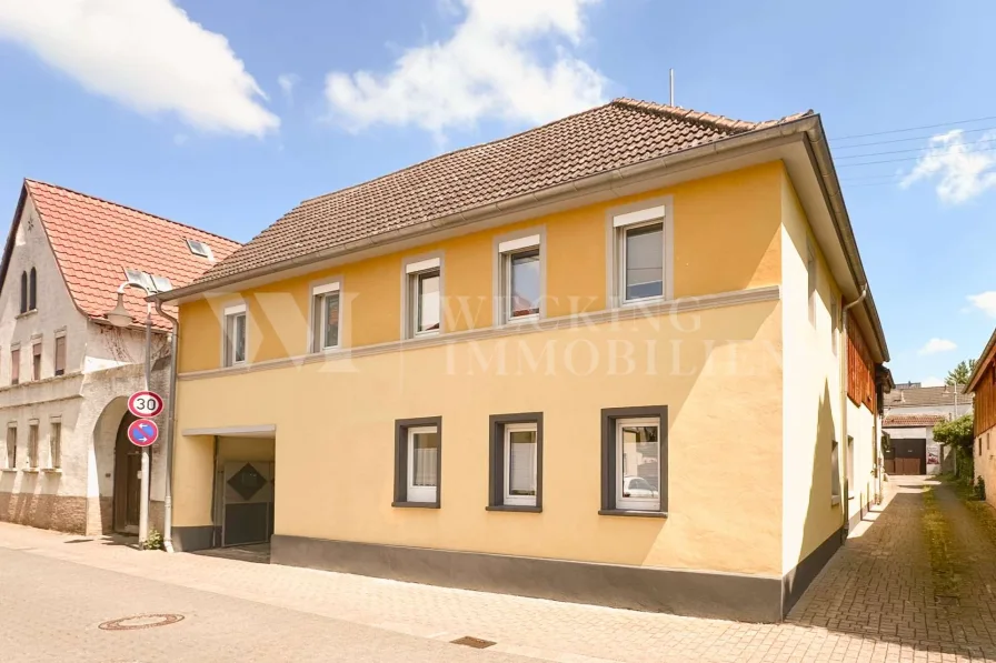 Aussen - Haus kaufen in Sprendlingen - Charmantes Ensemble im idyllischen Sprendlingen - kernsanierter Altbau gepaart mit Neubau