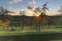 Blick vom Balkon -Unverbaubare Aussicht