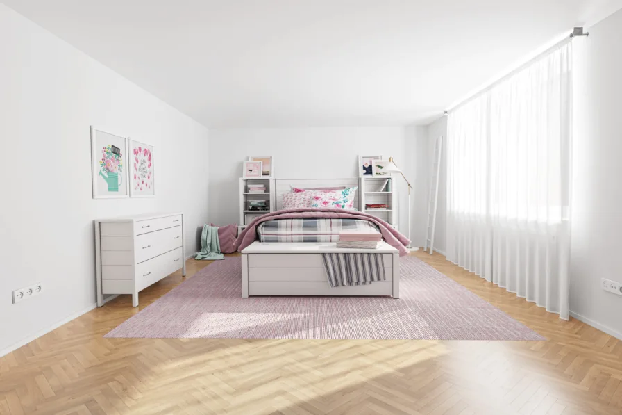 Schlafzimmer_Jugendzimmer virtuell so könnte es aussehen