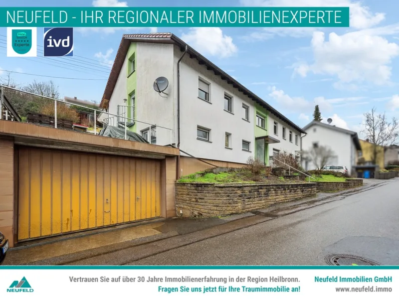 Vorlage Bilder Immoscout - Haus kaufen in Neckarzimmern - Zweifamilienhaus Hanglage