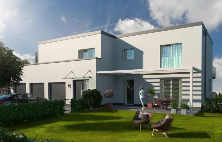 Visualisierung - Wohnung kaufen in Wuppertal - Neubauprojekt in Beyenburg! Erdgeschosswohnung mit Terrasse, Garten, Aufzug & Garage...