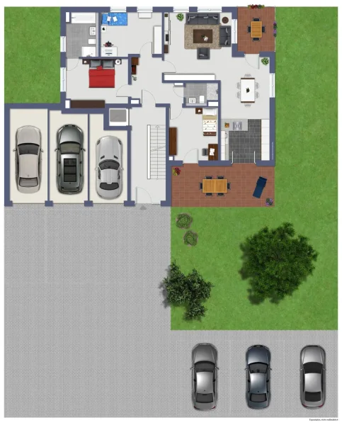 Erdgeschoss / Garagen & Stellplätze