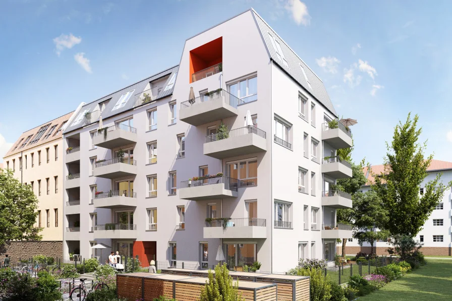  - Wohnung kaufen in Berlin - Ohne Käuferprovision - großzügige 3-Zimmerwohnung im Gartenhausneubau