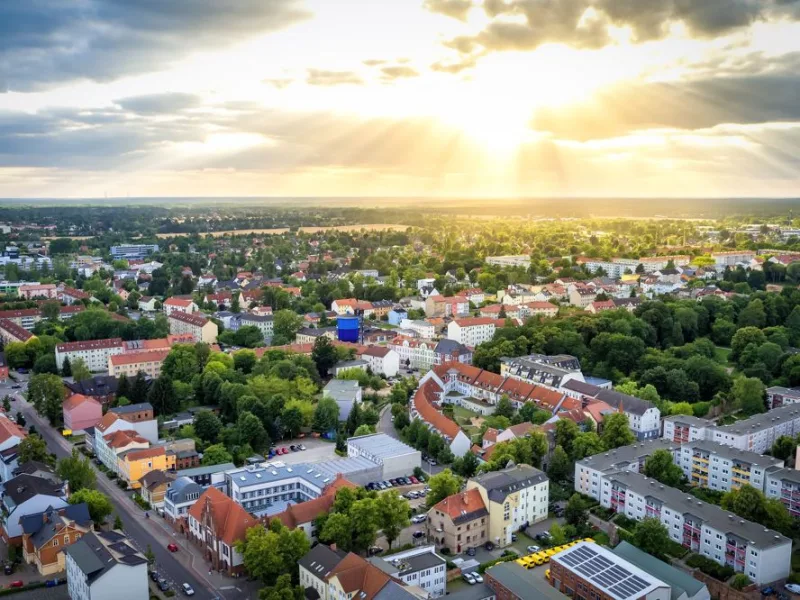 Bernau aus der Vogelperspektive