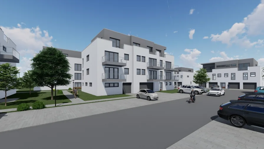 Aussenansicht - Wohnung kaufen in Konz - Traumwohnung in Konz-Könen - Dachgeschoss/Penthaus - 78 m² Wohnfläche - inklusive KFZ-Stellplatz
