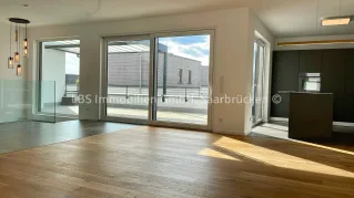 Bild der Immobilie: 3 ZKB - Luxus- Penthousewohnung mit Bulthaup Küche, Garage und 2 Außenstellplätzen auf der Bellevue