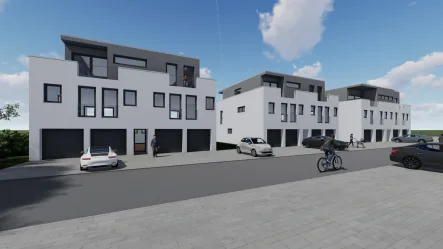 Gebäude F - Aussenansicht - Wohnung kaufen in Konz - ETW in Konz-Könen - barrierefrei - Einbauküche - Garage inklusiveTOP-Zinsen dank KFW-Förderung