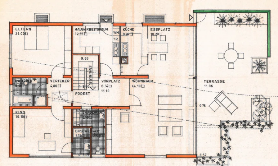 Grundriss Obergeschoss