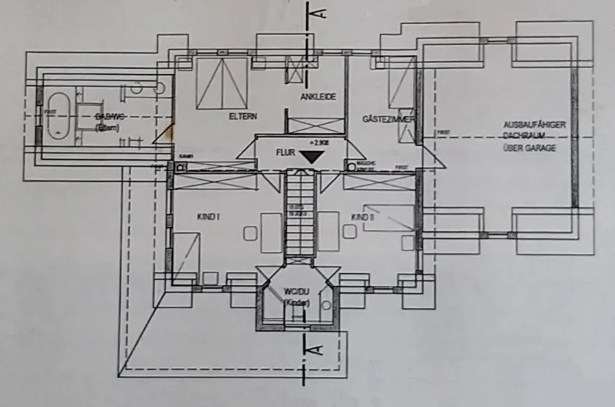 Grundriss Dachgeschoss