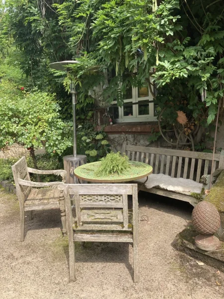 Sitzecke im Garten 