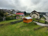 Blick aufs Gartenhaus