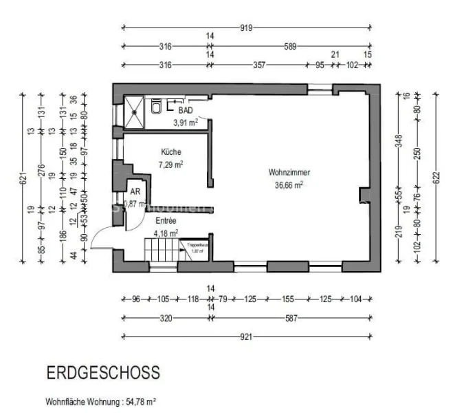 Grundriss Erdgeschoss