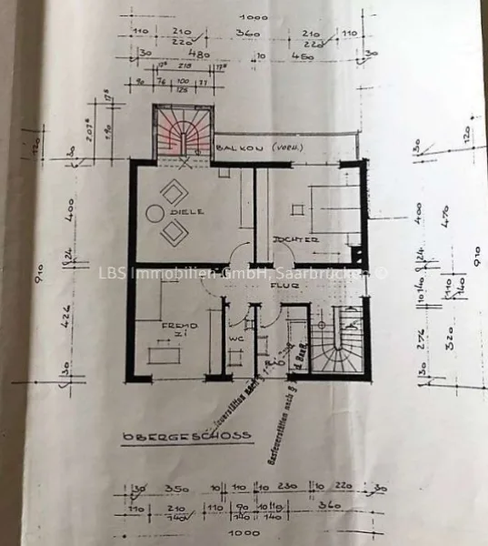 Grundriss Obergeschoss