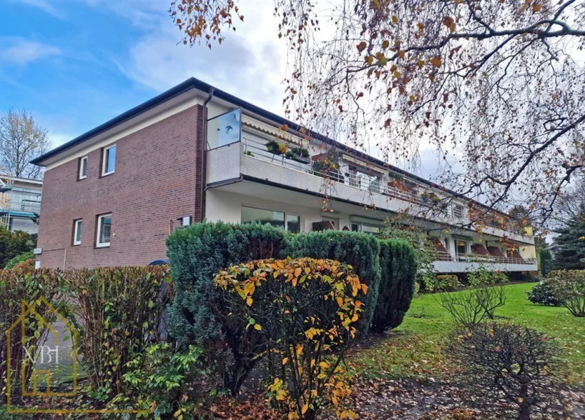 Gartenansicht 2  - Wohnung kaufen in Hamburg - Für Kapitalanleger: Erdgeschoss-Wohnung mit großem Balkon