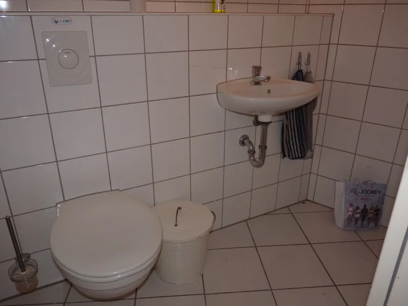 Damen und Herrentoilette