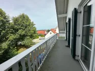 Balkon vor zwei Schlafräumen 