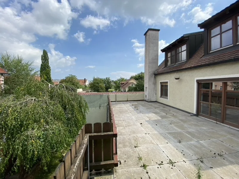 Terrasse im Sommer