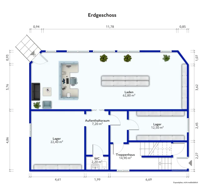 Grundriss Erdgeschoss