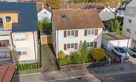 Vogelperspektive - Haus kaufen in Reutlingen - Handwerkerfamilie ? Jetzt Kaufen und umbauen incl. zusätzlicher Wohnfläche beim Ausbau des DG