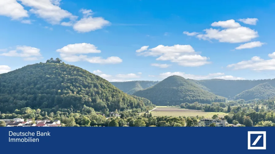 Ausblick - Wohnung kaufen in Bad Urach - Wohnen über den Dächern von Bad Urach