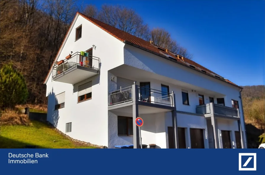 Objektansicht - Wohnung kaufen in Lichtenstein - 5 1/2-Zimmer Maisonette-Wohnung mit Blick auf den Lichtenstein