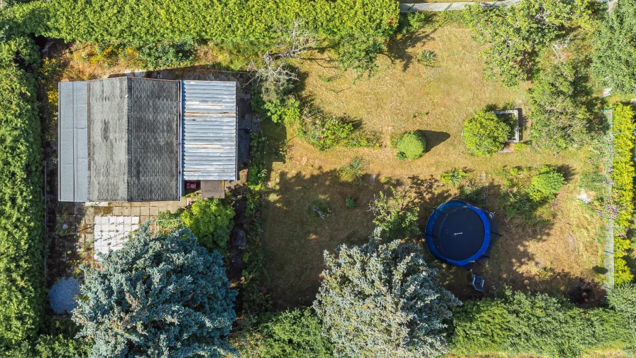 Baugrundstück Vogelperspektive - Haus kaufen in Berlin - Ruhiges und familienfreundliches Baugrundstück - BAUTRÄGERFREI