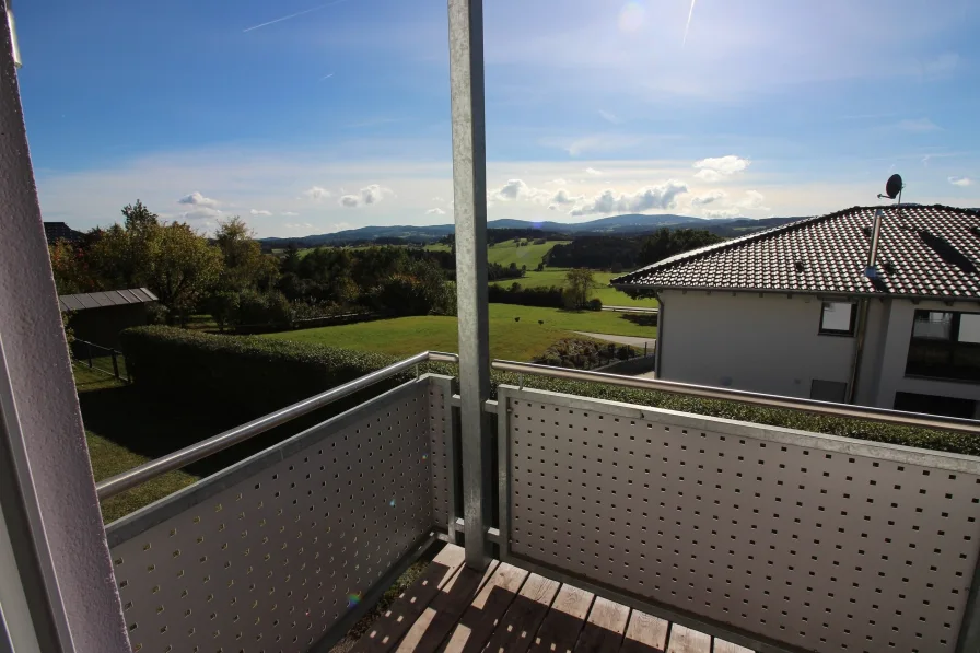 traumhafte Aussicht vom Balkon