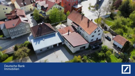 Drohnenaufnahme - Haus kaufen in Waldkirchen - *Hochinteressantes Innenstadtprojekt* 2 Objekte/Kapitalanlage/Projekt - Waldkirchen Zentrum