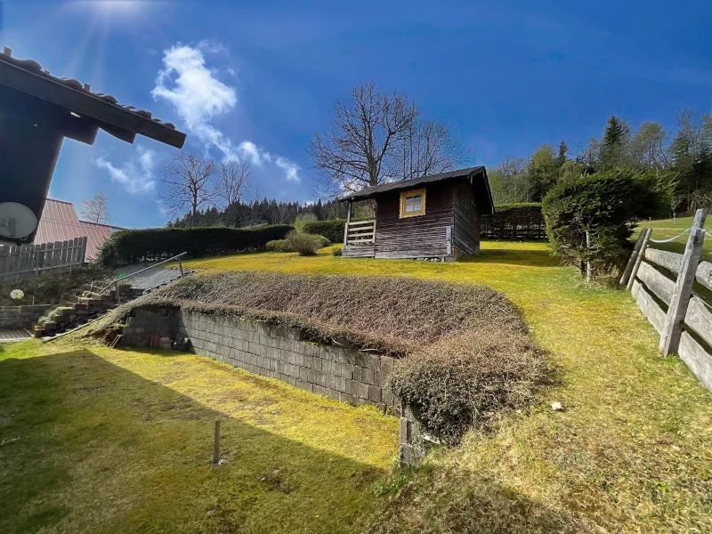 Garten und Gartenhaus