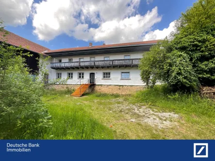 Außenansicht - Haus kaufen in Breitenberg - *Kleinod für Individualisten* Wohnhaus mit großem Gartengrundstück in Breitenberg - bayerischer Wald