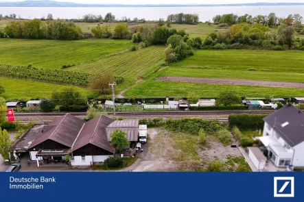 Eriskirch_Drohne-1 - Grundstück kaufen in Eriskirch - Wohn- und Gewerbegrundstück in bevorzugter Lage