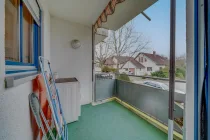 Überdachter Südbalkon