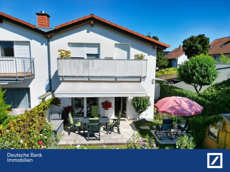 Rückseite - Haus kaufen in Schwegenheim - Ihr Traum vom Wohnen am Feldrand: Moderne DHH mit idyllischem Garten! Auch als Kapitalanlage geignet