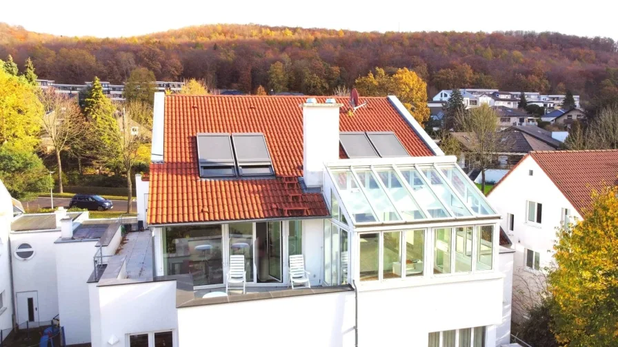  - Wohnung kaufen in Baunatal - Einzigartiges Penthouse-Erlebnis: Exklusive Wohnkultur auf zwei Etagen - große Dachterrasse 