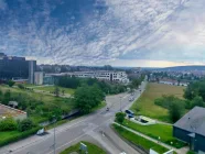 Blick vom Balkon