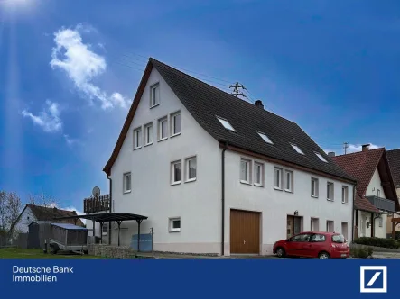 Außenansicht - Wohnung mieten in Wellendingen - Großzügige Maisonette-Wohnung in Wellendingen 