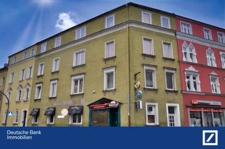 Außen Ansicht - Haus kaufen in Marktredwitz - Attraktives Mehrfamilienhaus mit Gewerbeanteil für Kapitalanleger