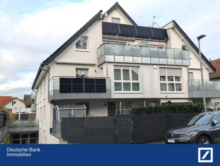 Hausansicht - Wohnung kaufen in Paderborn - Picobello! Moderne 2- Zimmer-Wohnung mit Balkon in Marienloh