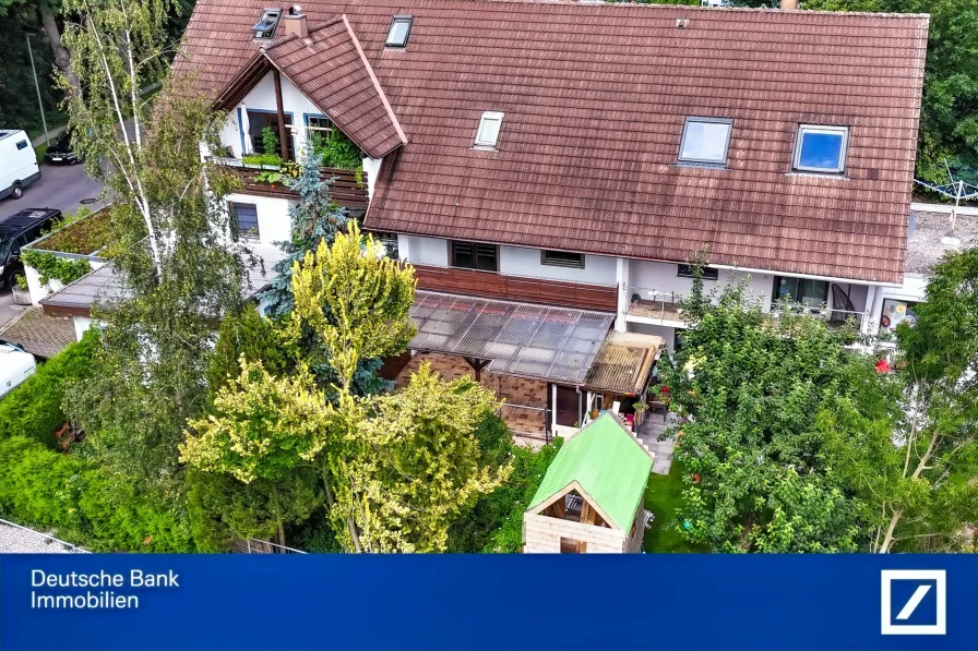 DJI_20240805150717_0025_D_RH i - Haus kaufen in Kaufbeuren - Zentrumsnahes Reihenmittelhaus mit ausbaubarem Dachgeschoss