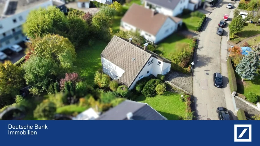 Drohnen Bild - Haus kaufen in Aalen - Einfamilienhaus mit Einliegerwohnung und parkähnlichem Grundstück 