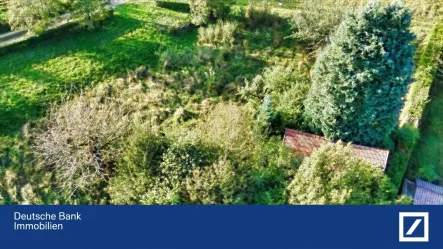 Luftbild - Grundstück kaufen in Heubach - Idyllisches Grundstück mit altem Baumbestand in ruhiger Lage von Heubach