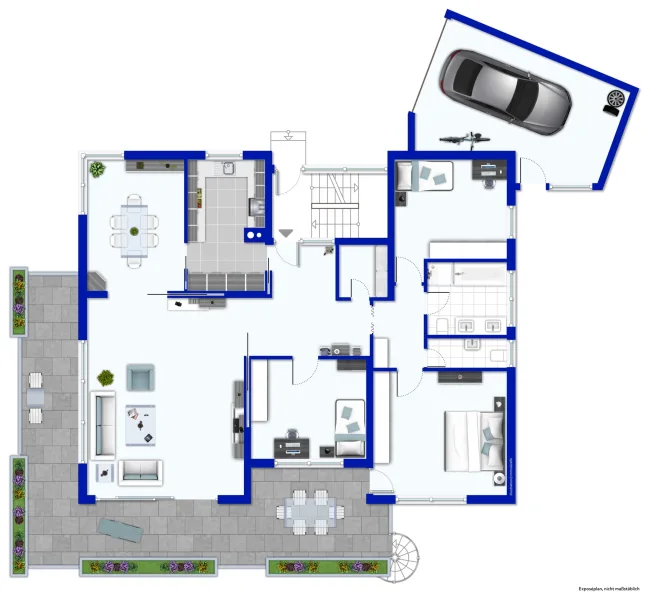 Darstellung Grundriss EG 