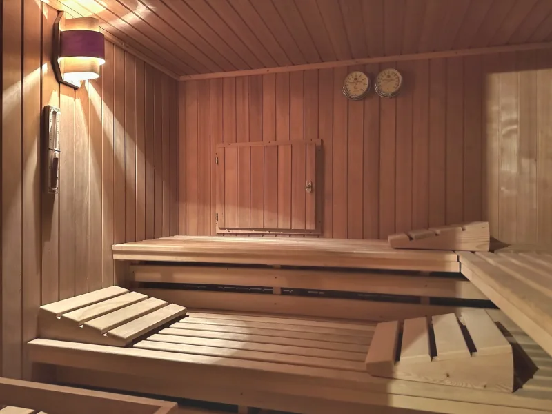 Sauna im UG