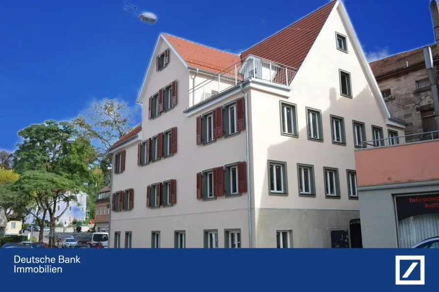 Außenansicht - Wohnung kaufen in Schwäbisch Gmünd - City Wohnung - 4 Zimmer ideal zur Kapitalanlage aufgrund der Lage !!