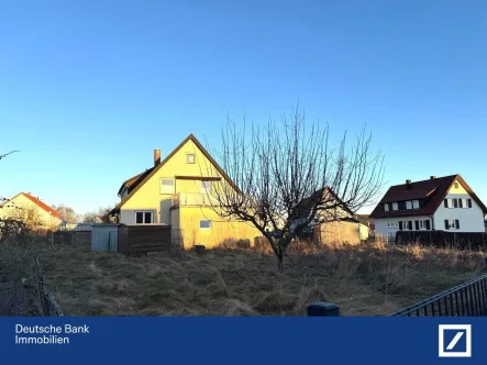 Bauplatz - Grundstück kaufen in Schechingen - Baugrundstück und nebenan noch eine große Eigentumswohnung !! 